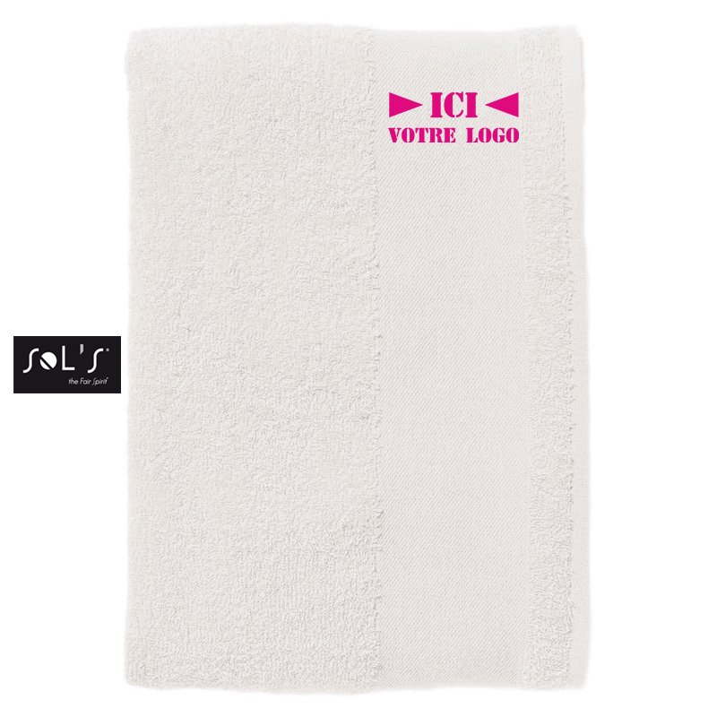 Serviette de bain ISLAND 400g Blanc