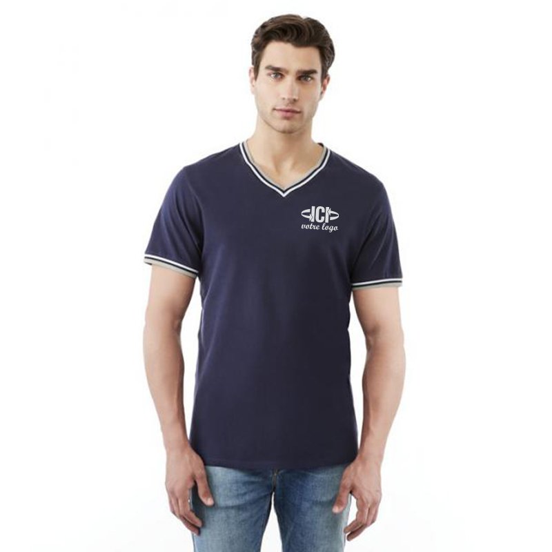 T-shirt ELBERT Col V Couleur Homme