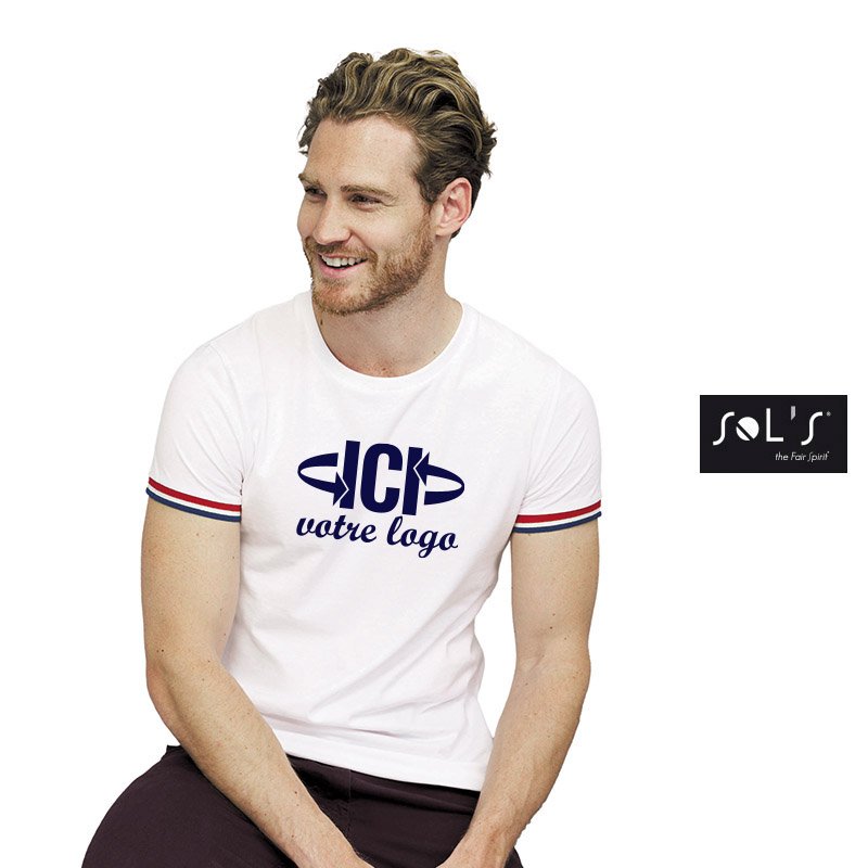 T-shirt RAINBOW 155g Couleur Homme