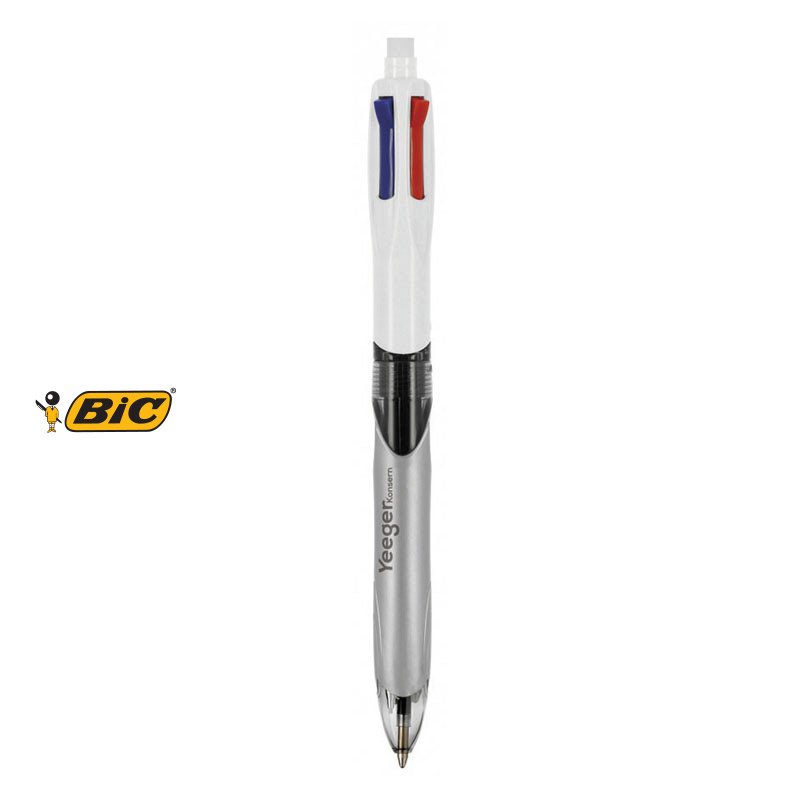 Stylo BIC 3 couleurs + 1 mine HB