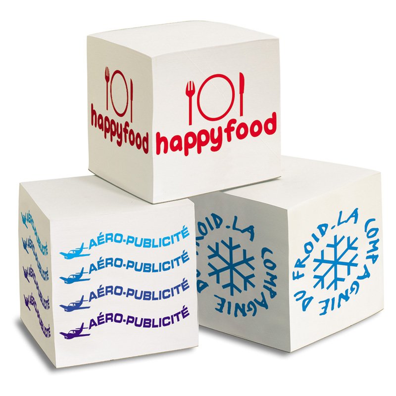Bloc cube papier environ 750 feuillets
