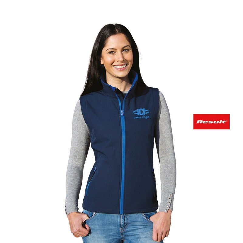 Bodywarmer softshell PRINTABLE Femme