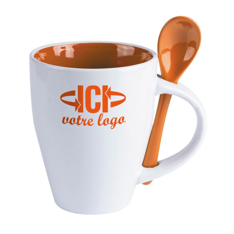 Mug avec cuillère VIA 350 ml
