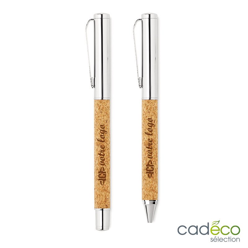 Parure stylos en liège PITTSBURG
