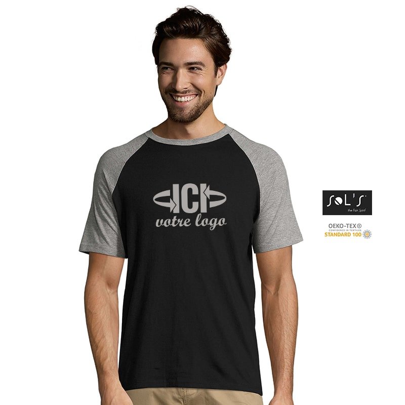 T-shirt FUNKY Bicolore 150g Homme