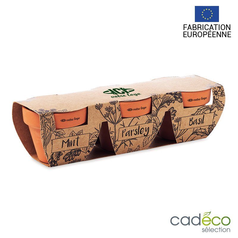 Pots avec herbes aromatiques SULPHUR