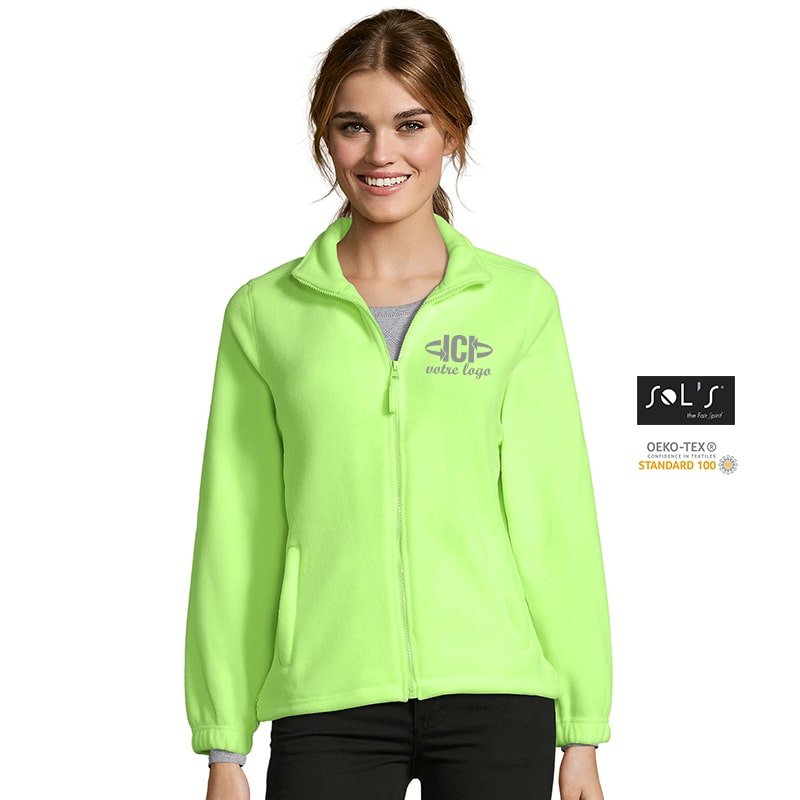 Veste polaire NORTH FLUO Femme