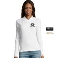 Image 1 - Polo manches longues PODIUM 210g blanc Femme