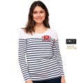 Image 1 - T-shirt MATELOT LSL Rayé Femme