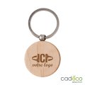 Image 1 - Porte-clés rond WOODYX