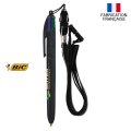 Image 1 - Stylo BIC 4 couleurs CLASSIQUE avec lanyard