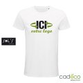 Image 1 - T-shirt PIONEER 175g Coton Bio Blanc Homme