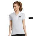 Image 1 - Polo manches courtes PASSION 170g Blanc Femme