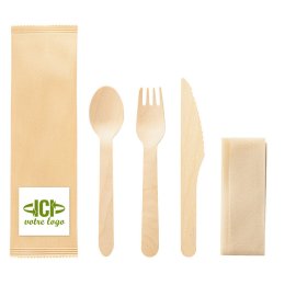 Set de couverts jetables VALENCIA