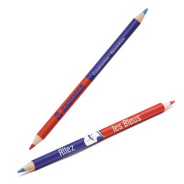 Crayon bi-couleur vernis