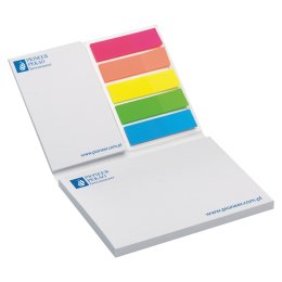 Bloc STICKY NOTE couverture souple 100 X 75 mm