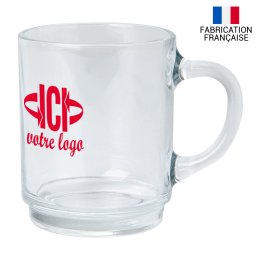 Mug en verre VINCENNES 260 ml