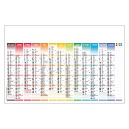 Calendrier bancaire EURAL MAXI BLANC 650 x 405 mm