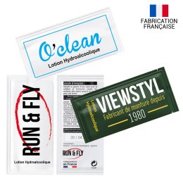 Sachet de lotion hydroalcoolique personnalisé