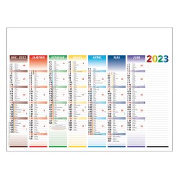 Calendrier bancaire EURAL MINI 270 x 208 mm